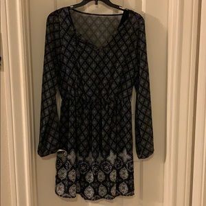 Long sleeve black dress 💕